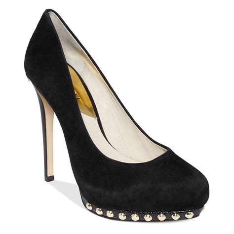 michael kors black pumps nordstrom rack|Michael Kors black suede pumps.